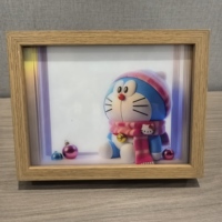 Bingkai foto cermin dekoratif LED Modern pencetak UV Anime 3 jenis lampu dapat diganti hangat putih Mini untuk kamar tidur berkualitas tinggi