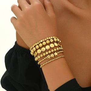 Bracelets perlés faits main pour femmes, étanches, à superposer, cadeaux d'<span class=keywords><strong>amitié</strong></span>, ensemble <span class=keywords><strong>de</strong></span> bracelets perlés tendance - Product Image 5