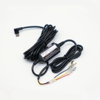 Huizon HZC-HC-671 Kit Kabel Adaptor Daya Perlindungan Tegangan Rendah untuk Kamera Dasbor, GPS Navigator, Detektor Radar-Guangdong Mini USB