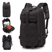 Sac à dos de randonnée imperméable en vente chaude, sac à dos Molle, sac à dos tactique 3D pour hommes, camping, randonnée, chasse