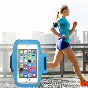Brassard de sport réfléchissant gonflable pour course à pied, étanche, avec écran tactile, pour téléphone portable, sacoche de poignet fitness - Product Image 1