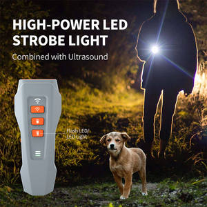Ultraschall-Hundetrainer Bellkontrollgerät LED-Blinklicht Hundetraining IP67 Wasserdicht Hundebellen mit Wiederaufladbarem Akku - Product Image 5