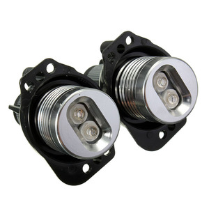 Feux avant à LED Angel Eye pour BMW E90 E91 2006 2008, bleus, DRL, paire - Product Image 1