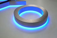 Lettres en acrylique rétroéclairées personnalisées, enseigne 3D LED, logo, étanche, intérieur/extérieur, découpe laser, écologique, enseigne de magasin