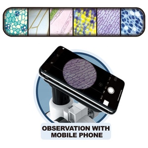 <span class=keywords><strong>Microscope</strong></span> scientifique personnalisé pour enfants Outil d'observation bactérienne de <span class=keywords><strong>microscope</strong></span> de table jouet à grossissement 200/600/1200 X pour enfants - Product Image 3