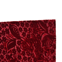 Tissu uni en velours personnalisé de haute qualité avec motif pour textile de maison