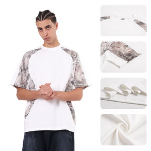 Streetwear Heat Transfer Printing Camouflage O-Neck <b>Patchwork</b> T-<b>Shirt</b> Casual Sports Quick-Dry Men's T-<b>Shirt</b> - Product Image 2