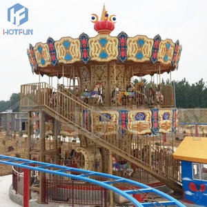 Attraction de parc d'attractions de luxe avec 60 sièges Construction en fibre de verre Utilisation commerciale intérieure/extérieure pour les centres commerciaux à vendre - Product Image 2