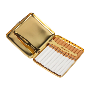 Erliao 20PCS cao cấp kim loại thuốc lá lưu trữ trường hợp thanh lịch & bền màu sắc khác nhau - Product Image 2