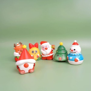 Jouet Squishy de Noël en PU à Remontée Lente, Ornements de Noël, Renne, Père Noël, Bonhomme de Neige, Anti-Stress, Fidget, Décompression, Cadeau Sensoriel, Vente en Gros - Product Image 1
