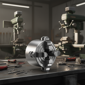 Mandrin de tour auto-centrant Vevor à 4 mors, 80 mm, cône M2, 4000 tr/min, pour perceuse-fraiseuse, mandrin manuel en acier - Product Image 2