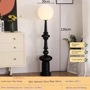 Lampe sur pied LED rétro italienne post-moderne, lampe de salon, lampe de chevet, lampe de table verticale pour hôtel - Product Image 4