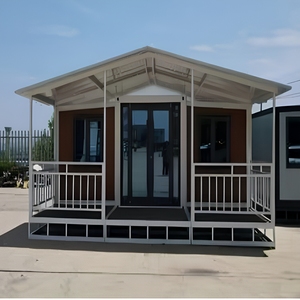 Expédition immédiate : Maison préfabriquée mobile extensible en conteneur de 40 pieds ou 20 pieds, conforme aux normes locales, de luxe, portable, 2 chambres, utilisable comme boutique - Product Image 1