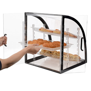 <span class=keywords><strong>3</strong></span>ชั้นเคาน์เตอร์อะคริลิคใสสำหรับเค้กร้านขนมอบชั้นวางโชว์ขนมปังตู้โชว์เบเกอรี่ - Product Image 4