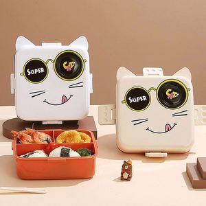 Cartoon Animal Shape <b>Compartment</b> <b>Lunch</b> <b>Box</b> Portable Camping <b>Lunch</b> <b>Box</b> Fashion Children Students <b>Lunch</b> Boxes - Product Image 2