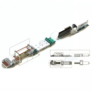 Mesin lini produksi pembuat kaca laminasi PVB otomatis Glasino