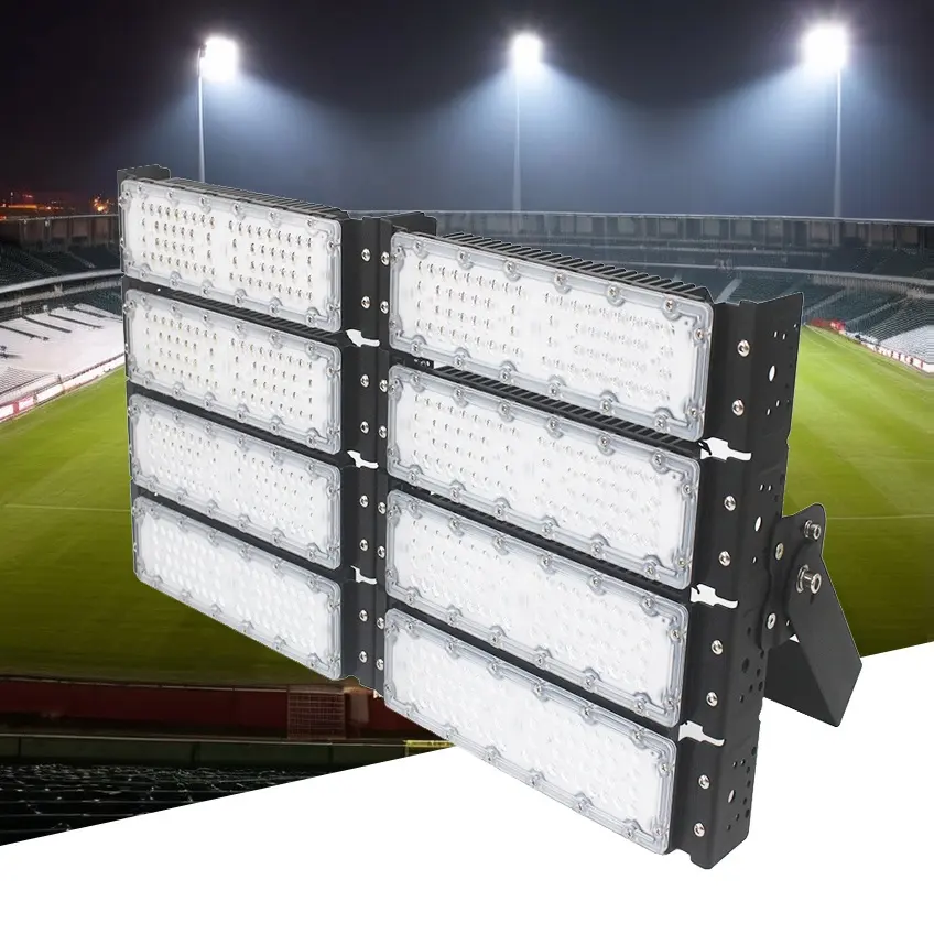 1000W Schijnwerper 8 Modules Voetbalveld Schijnwerpers Lange Afstand Led Schijnwerper Voor Park