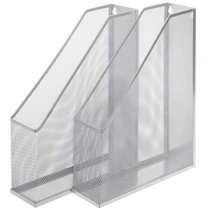 High Quality Desktop Accessories Black Metal Mesh File Magazine Holder Desktop Organizers <b>Office</b> Desktop - Product Image 4