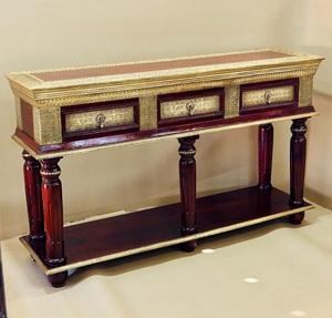 Meilleure vente Table console en bois Layton meubles de salon ensemble de chambre à coucher Service OEM emballage en carton directement de l'Inde - Product Image 1