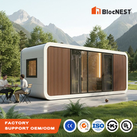 Villa modulaire de haute qualité en forme de cabane, hôtel, maison, matériaux haute résistance