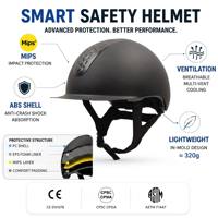 Casque d'équitation YOLOON en gros, conforme à la norme CE EN 1384, pour adulte, personnalisable, idéal pour la pratique équestre