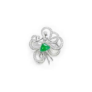 [Expo de Joyería Internacional de Hong Kong] Broche de Hada Floral Hecho a Mano con Pétalos Caprichosos para Adorno de Atuendos Delicados - Product Image 1