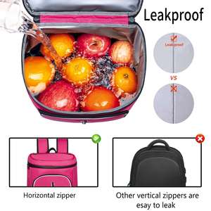 Portable Waterproof Lunch Backpack for Work Travel <b>Beach</b> Camping Hiking Insulated Leakproof Cooler <b>Bag</b> - Product Image 5