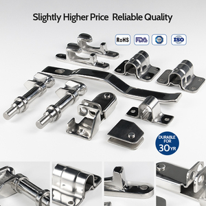 Thép không gỉ vận chuyển container Máy phát điện cửa xử lý khóa Hub nhà sản xuất lạnh xe tải cơ thể cửa xử lý các bộ phận khóa - Product Image 3