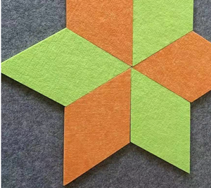 Panneau acoustique en feutre auto-adhésif de 9 mm d'épaisseur, style simple et durable, multicolores, pour l'isolation phonique - Product Image 4