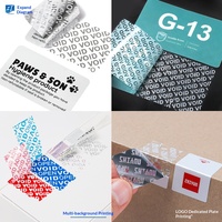 Étiquette holographique anti-contrefaçon à code bidimensionnel à déchirure, sceau de sécurité anti-effraction en PVC adhésif