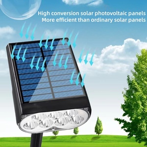 Projecteur solaire <span class=keywords><strong>LED</strong></span> blanc chaud étanche IP67 pour décorations d'arbre <span class=keywords><strong>de</strong></span> cour à la maison petit projecteur <span class=keywords><strong>de</strong></span> <span class=keywords><strong>sol</strong></span> <span class=keywords><strong>de</strong></span> paysage extérieur - Product Image 2