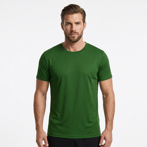 เสื้อยืดโอเวอร์ไซส์ผู้ชาย 200 กรัม ผ้าถัก ระบายอากาศ แห้งเร็ว แขนสั้น คอกลม สไตล์ลำลอง สตรีทแวร์ ลายเรียบ - Product Image 3