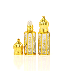Có Thể Tái Chế Vuông Nhỏ Dubai Vàng Xạ Hương Cuộn Trên Thủy Tinh Nhỏ Nước Hoa Phun Tinh Dầu Chai Nước Hoa - Product Image 3