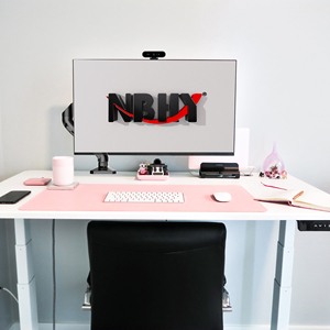 Escritorio de pie eléctrico ajustable de altura de elevación estable de alta calidad NBHY diseño moderno con función de motor dual - Product Image 2