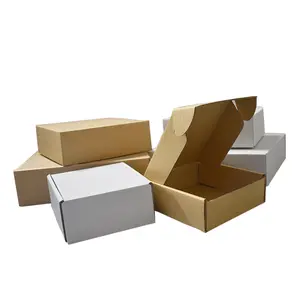 Eko ucuz küçük kraft posta gönderim kutusu altın folyo kağıt yastık manyetik hediye kutuları siyah çay kağıt bölücü ile ambalaj kraft kutusu