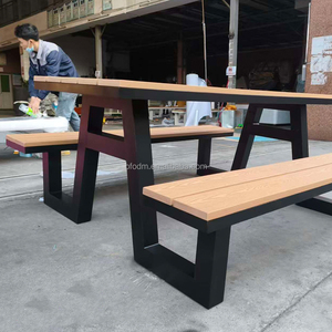 Modern Design Aluminum Frame Cafe Dining Set <b>Foldable</b> <b>Garden</b> Patio Furniture With Waterproof Armrest Chair and Outdoor <b>Table</b> HY- - Product Image 5