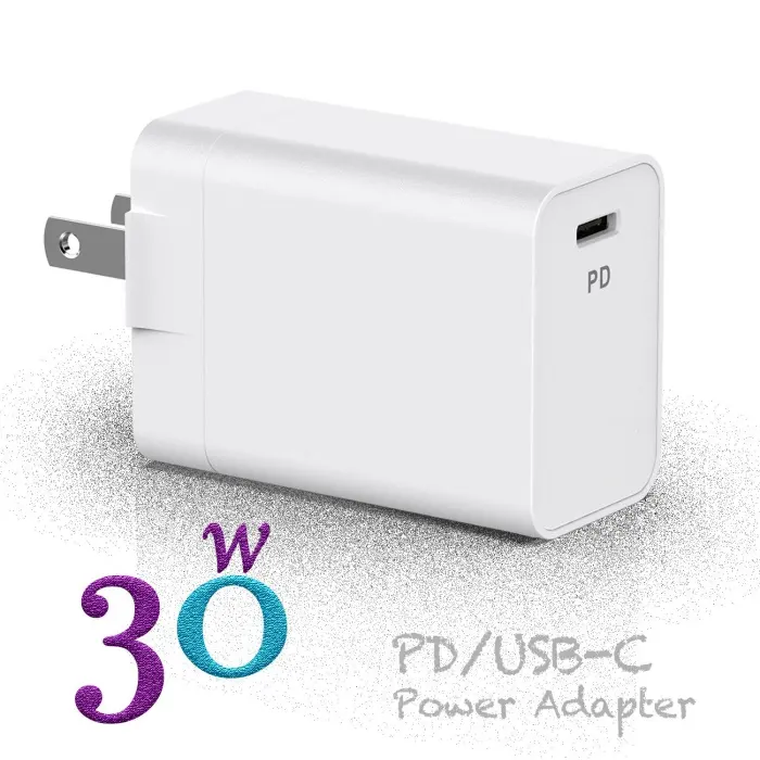 30W Cargador Portatil USB Backup Cell Phone Android Wall USB Fast Mobile Phone PD Charger For IPhone Samsung Apple