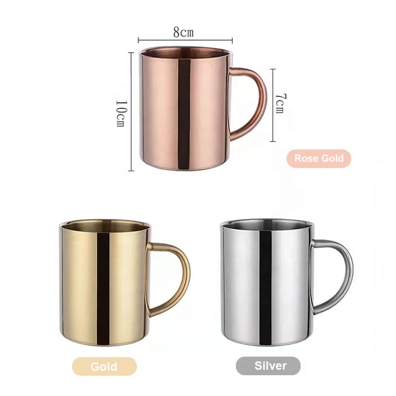 Gold-plated Water Cup Stainless Steel Cup Wholesale Manufacturers Tea Cup