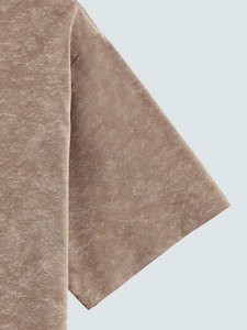 เสื้อยืดแขนสั้นสีพื้นสไตล์เรโทรมินิมอลสำหรับผู้ชาย สวมใส่สบายและปรับแต่งได้ เหมาะสำหรับทั้งผู้ชายและผู้หญิง F10 - Product Image 5