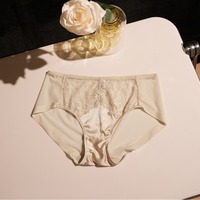 Zijden dames boxershorts, sexy doorschijnende slips voor dames