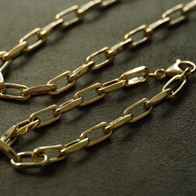 Best Selling Wholesale 750 Italy Gold Plated Fashion Chains for Women