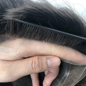 NL Men Hair System HD Man Toupee Reemplazo French Lace Hair Toupet 100% Cabello humano <span class=keywords><strong>para</strong></span> <span class=keywords><strong>hombres</strong></span> Proveedor al por mayor - Product Image 5