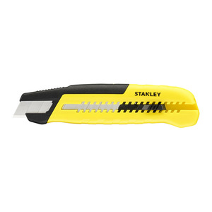Pour Stanley Cutter 18mm, lame intégrée en acier au carbone et acier inoxydable, système de rupture de lame, version de base, bricolage, bouton poussoir, OEM - Product Image 1