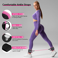 Sangles de cheville réglables de haute qualité pour la musculation, sangles de cheville pour appareils à câbles, sangles de cheville de fitness pour machines à câbles