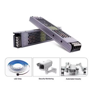 แหล่งจ่ายไฟ LED 12V 24V 101-200W ไดรเวอร์แบบสวิตชิ่งสำหรับไฟแถบ LED - Product Image 2