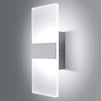 TSINYE Moderne Simple Rectangulaire noir or LED Applique Acrylique Abat-Jour Salon Maison IP20 LED Appliques Intérieures