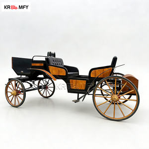 Carrosse de Noël à LED, carrosse de mariage de luxe tiré par des chevaux, décoration extérieure, carrosse lumineux Cendrillon - Product Image 2