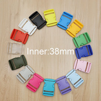 Boucle en plastique colorée réglable de 50 mm à dégagement rapide latéral pour sacs de mode, pièces et accessoires spéciaux pour sacs