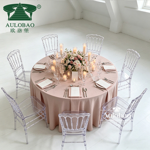 <b>Clear</b> Transparent <b>Resin</b> Chiavari Plastic Wedding Chair Wholesale Phoenix Napoleon Chair - Product Image 6