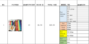Nuovo Set Completo Colorato in Silicone Morbido per <span class=keywords><strong>Apple</strong></span> <span class=keywords><strong>Watch</strong></span>: Cinturino + Cover per Quadrante + Cover per Telefono + Custodia per Auricolari per <span class=keywords><strong>Apple</strong></span> Iwatch - Product Image 6